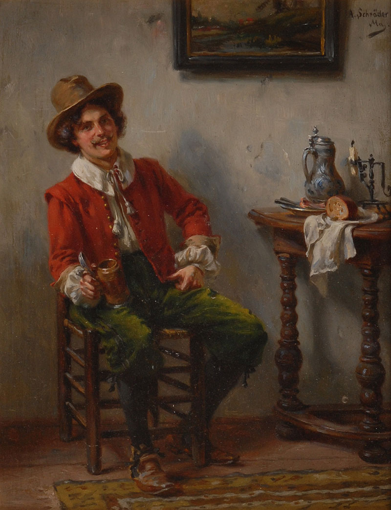 Edelmann beim Essen